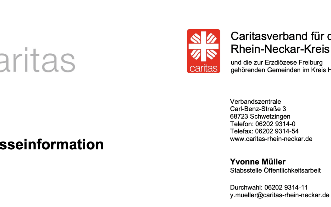 Caritas Presseinformation